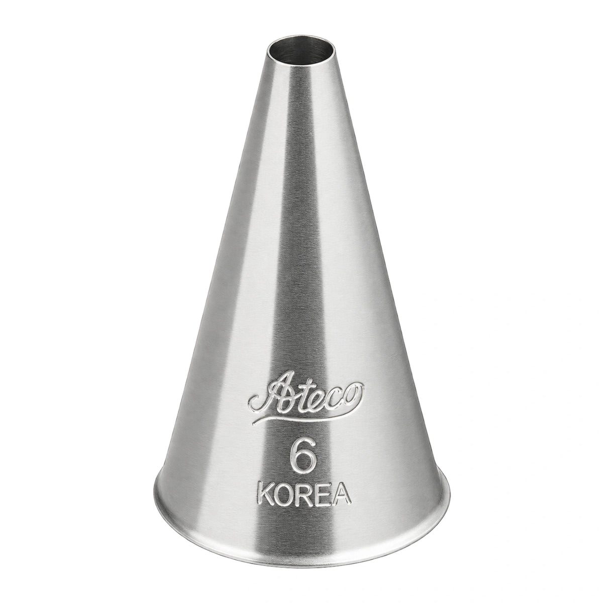 Standard Round Tube No 6 Piping Tip - Ateco
