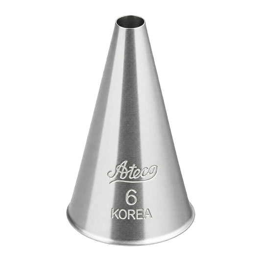 Standard Round Tube No 6 Piping Tip - Ateco