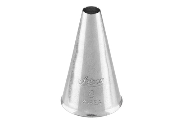 Ateco Round Piping Tips - Number 8