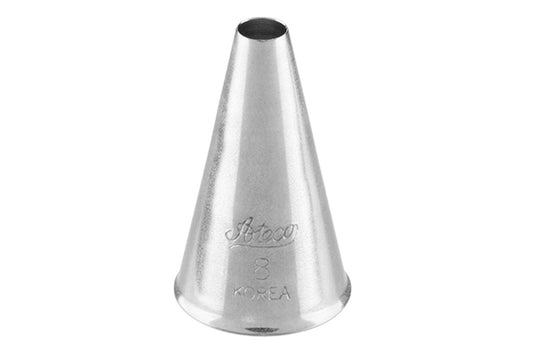Ateco Round Piping Tips - Number 8