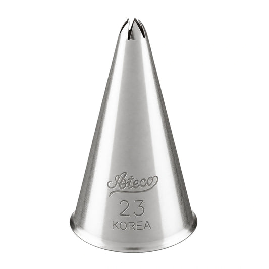 Closed Star Tube No 23 Piping Tip - Ateco