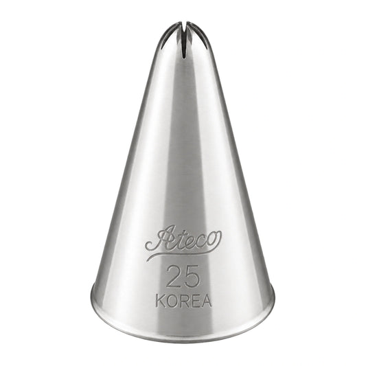 Closed Star Tube No 25 Piping Tip - Ateco