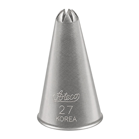 Closed Star Tube No 27 Piping Tip - Ateco