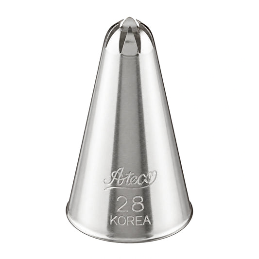 Closed Star Tube No 28 Piping Tip - Ateco