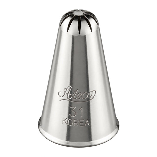 Closed Star Tube No 31 Piping Tip - Ateco