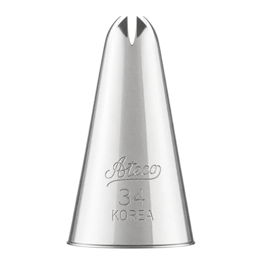 Closed Star Tube No 34 Piping Tip - Ateco