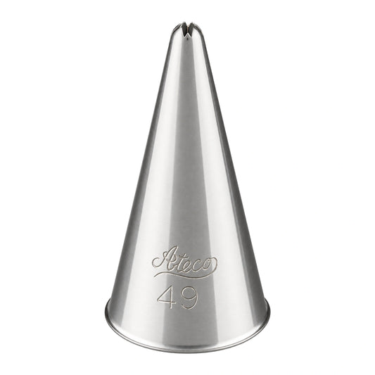 Closed Star Tube No 49 Piping Tip - Ateco