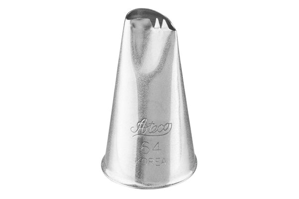 Ateco Curved Petal Piping Tips - 64