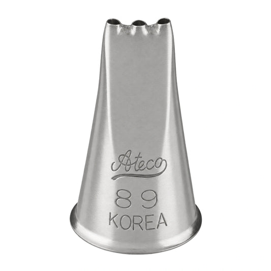 3 Hole Tube No 89 Piping Tip - Ateco