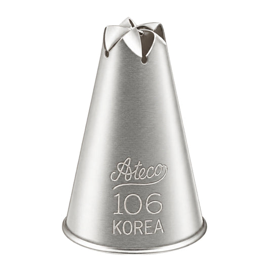 Drop Flower Tube No 106 Piping Tip - Ateco