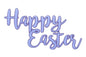 Purple Happy Easter Gemstone Layon - Bakery Crafts