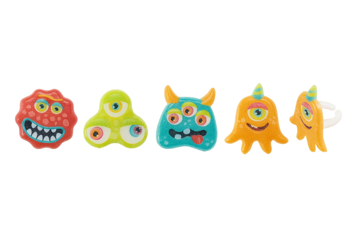 Eyeball Monsters Cupcake Rings (12 Pack) - Iconic Cake Art