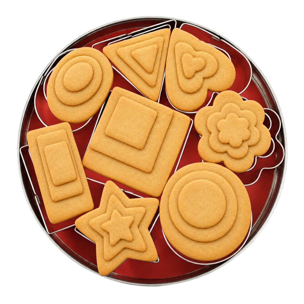 24 Inch Dia. Daily Bake Miniature Cookie Cutter Set 12cm - D.Line