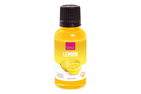 Lemon Curd Flavoured Food Colouring 30ml - Roberts Edible Craft