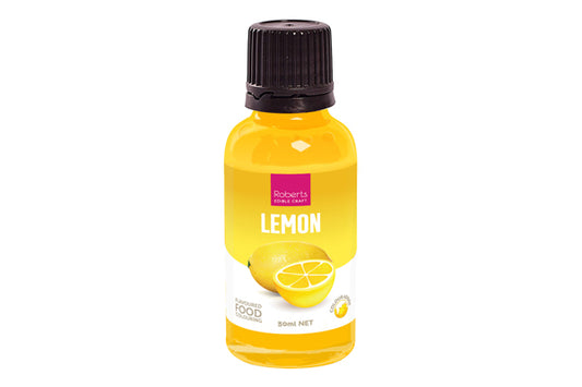 Lemon Curd Flavoured Food Colouring 30ml - Roberts Edible Craft