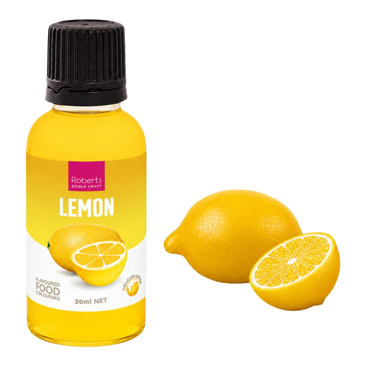 Lemon Curd Flavoured Food Colouring 30ml - Roberts Edible Craft