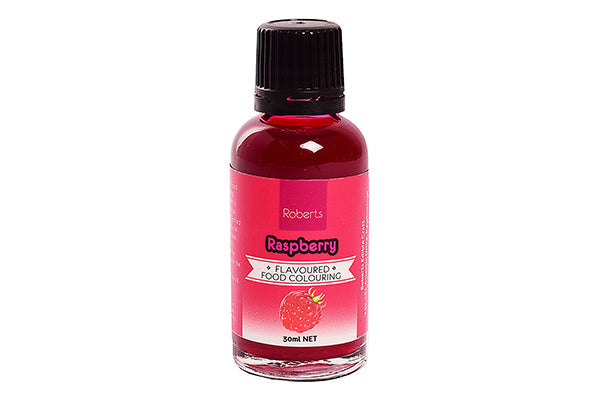 Raspberry Flavoured Food Colouring 30ml - Roberts Edible Craft