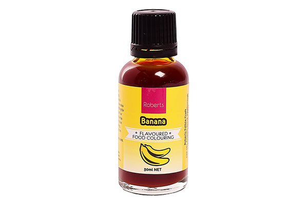 Banana Flavoured Food Colouring 30ml - Roberts Edible Craft