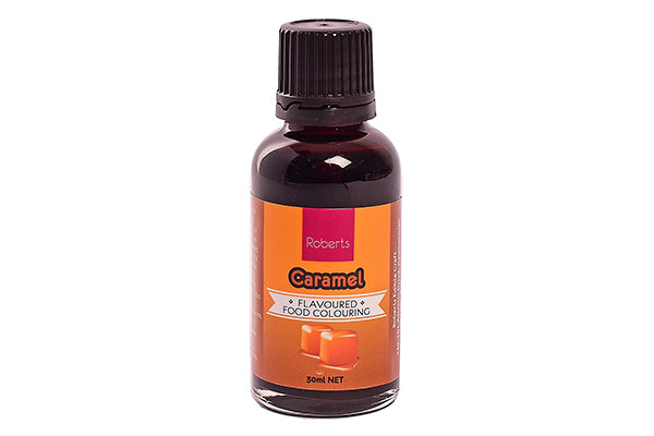 Caramel Flavoured Food Colouring 30ml - Roberts Edible Craft
