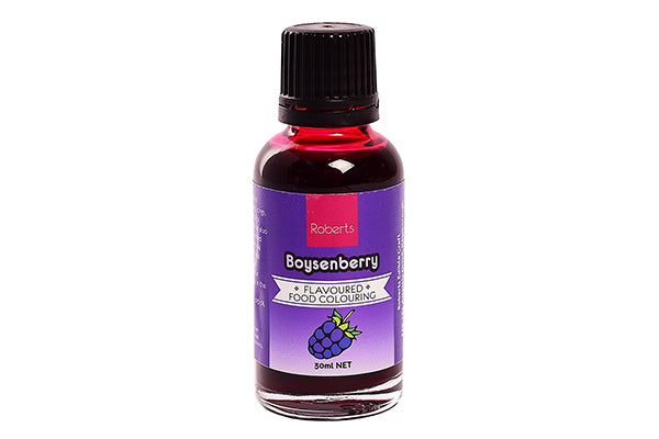 Boysenberry Flavoured Food Colouring 30ml - Roberts Edible Craft