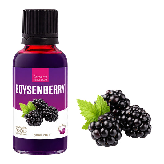 Boysenberry Flavoured Food Colouring 30ml - Roberts Edible Craft
