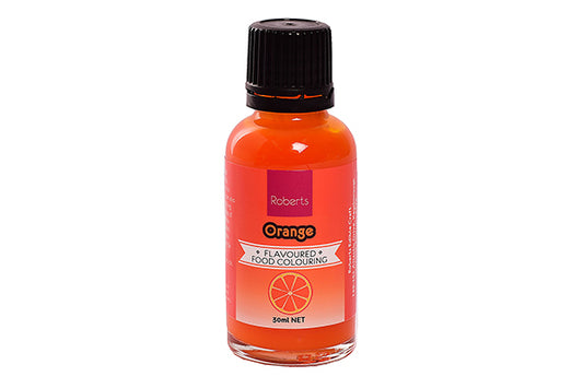 Orange Flavoured Food Colouring 30ml - Roberts Edible Craft