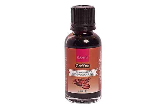 Coffee Flavoured Food Colouring 30ml - Roberts Edible Craft