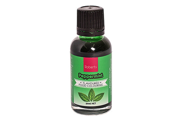 Peppermint Flavoured Food Colouring 30ml - Roberts Edible Craft
