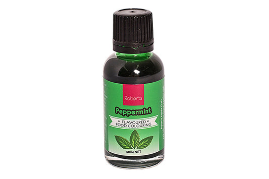 Peppermint Flavoured Food Colouring 30ml - Roberts Edible Craft