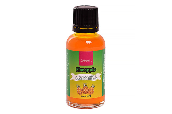 Pineapple Flavoured Food Colouring 30ml - Roberts Edible Craft
