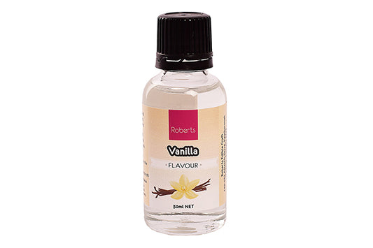 Vanilla Flavoured Essence 30ml - Roberts Edible Craft
