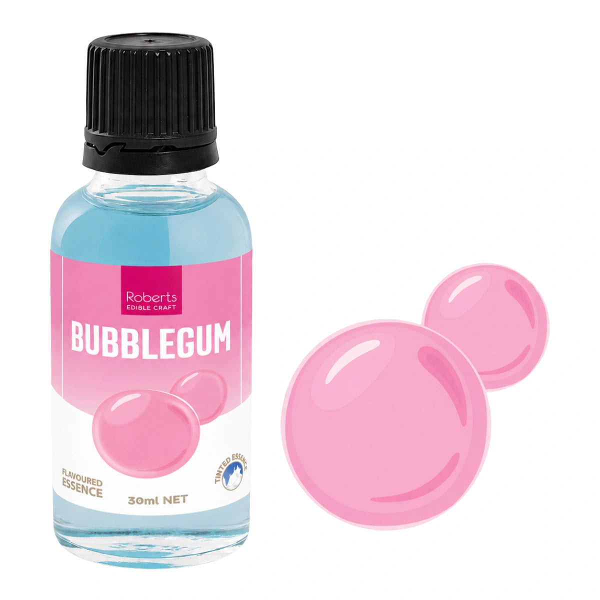 Bubblegum Flavoured Essence 30ml - Roberts Edible Craft