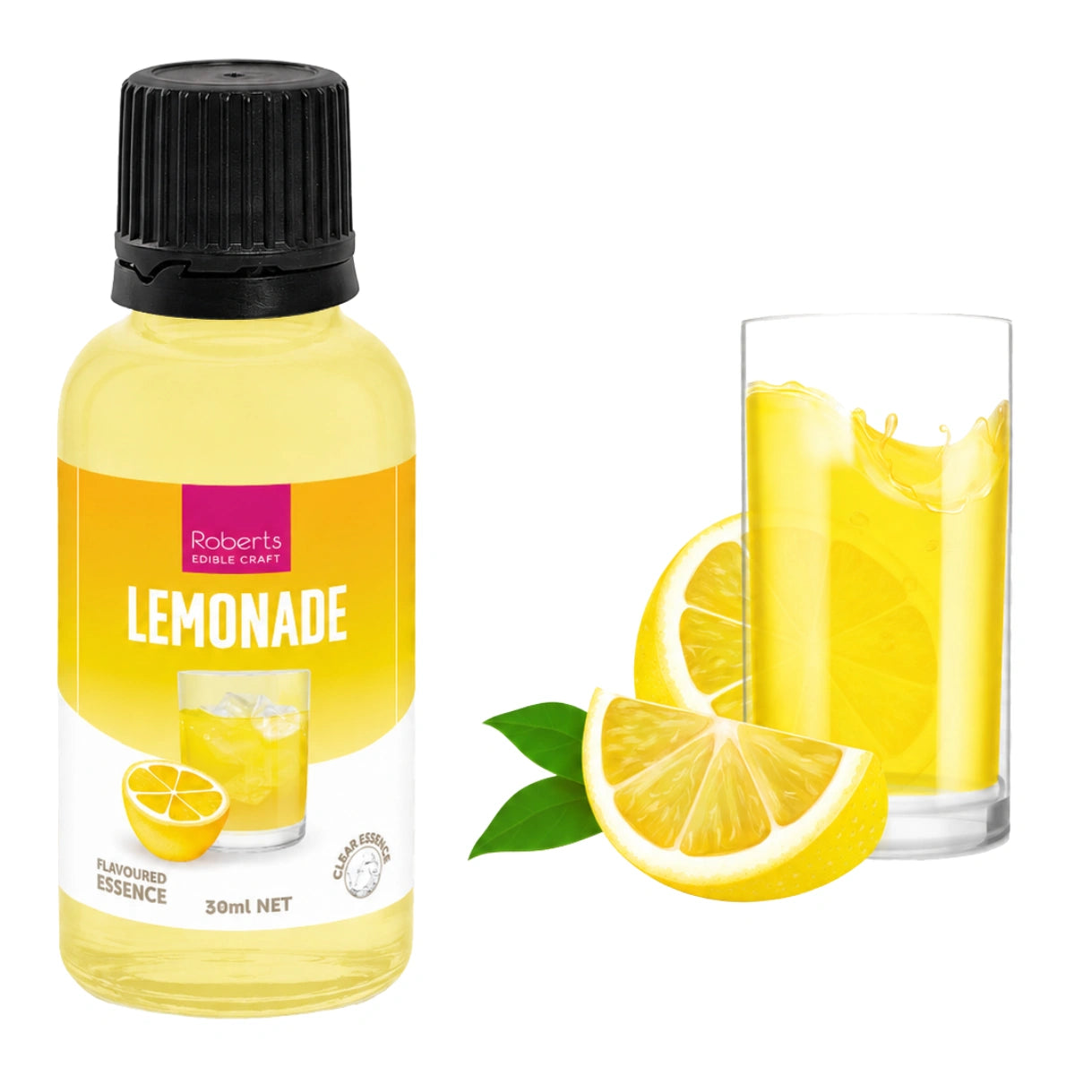 Lemonade Natural Flavoured Essence 30ml - Roberts Edible Craft