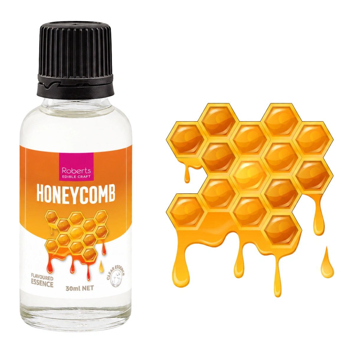 Honeycomb Flavoured Essence 30ml - Roberts Edible Craft