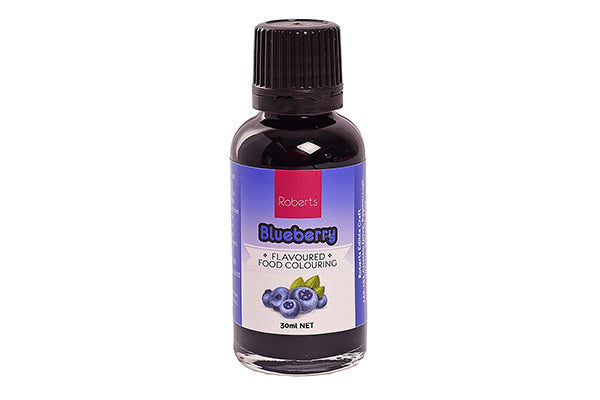 Blueberry Flavoured Food Colouring 30ml - Roberts Edible Craft