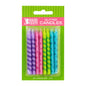 Glitter Stripes and Dots Specialty Candles - Bakery Crafts