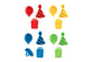 Happy Birthday Icons Cupcake Rings - Bakery Crafts