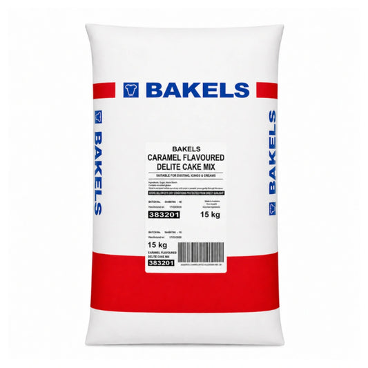 Caramel Flavoured Delite Cake Mix 15kg - Bakels