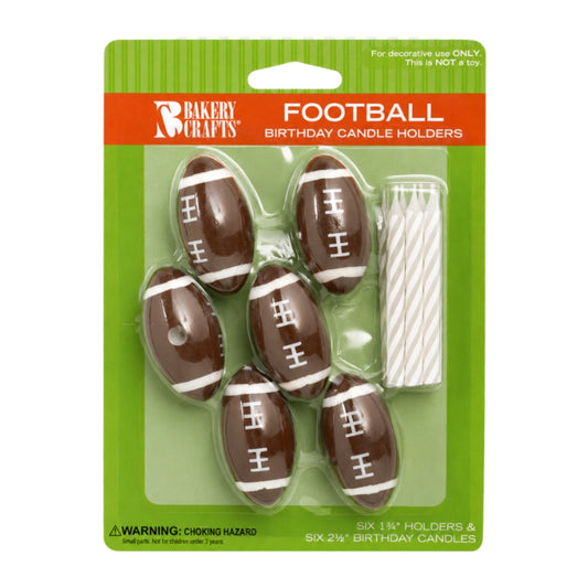Football Candle Holder - Bakery Crafts