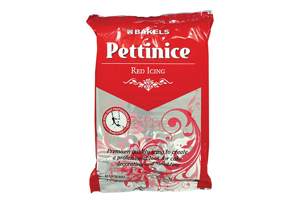 750g Fondant Pettinice RTR Icing Bakels - Red