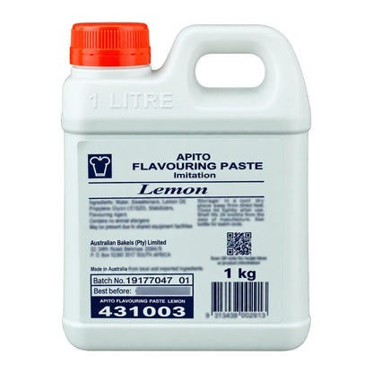Lemon Apito Flavouring Paste 1kg - Bakels