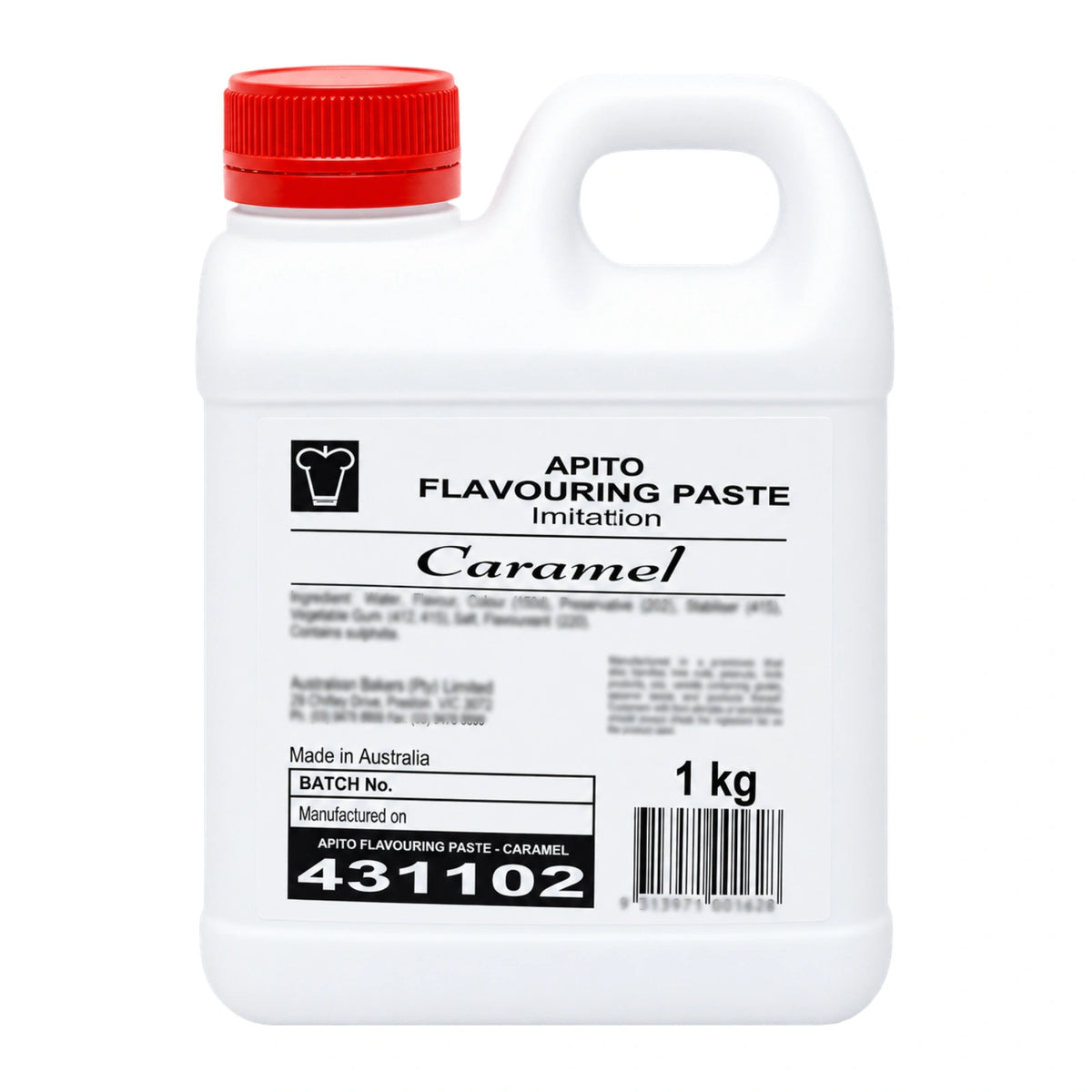 Caramel Apito Flavouring Paste 1kg - Bakels