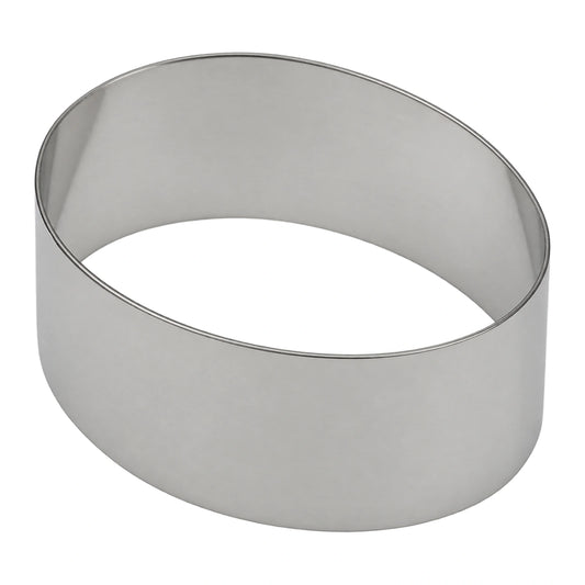 4 Inch Oval x 1.38 Inch High Food Mould Form - Ateco