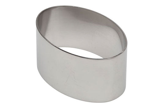 3 Inch Oval x 1.38 Inch High Food Mould Form - Ateco