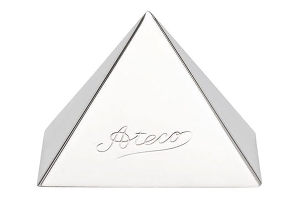 2.25 Base x 1.5 High Pyramid Dessert Mould Stainless Steel - Ateco