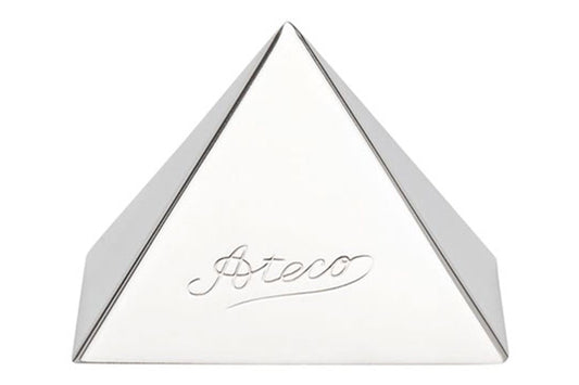 2.25 Base x 1.5 High Pyramid Dessert Mould Stainless Steel - Ateco