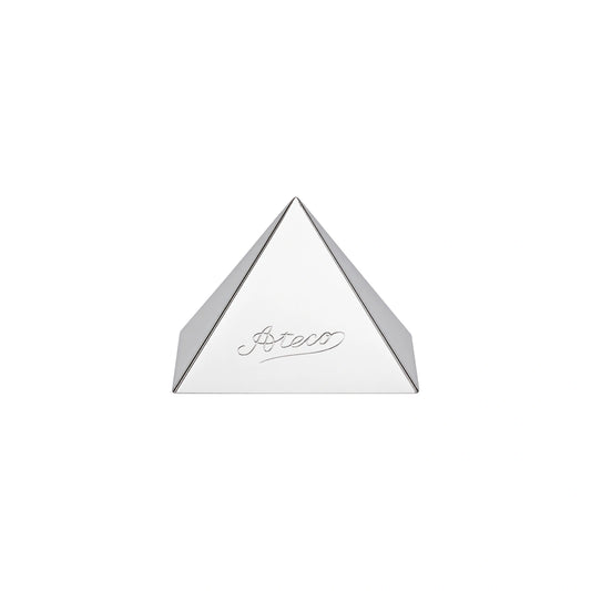 2.25 Base x 1.5 High Pyramid Dessert Mould Stainless Steel - Ateco