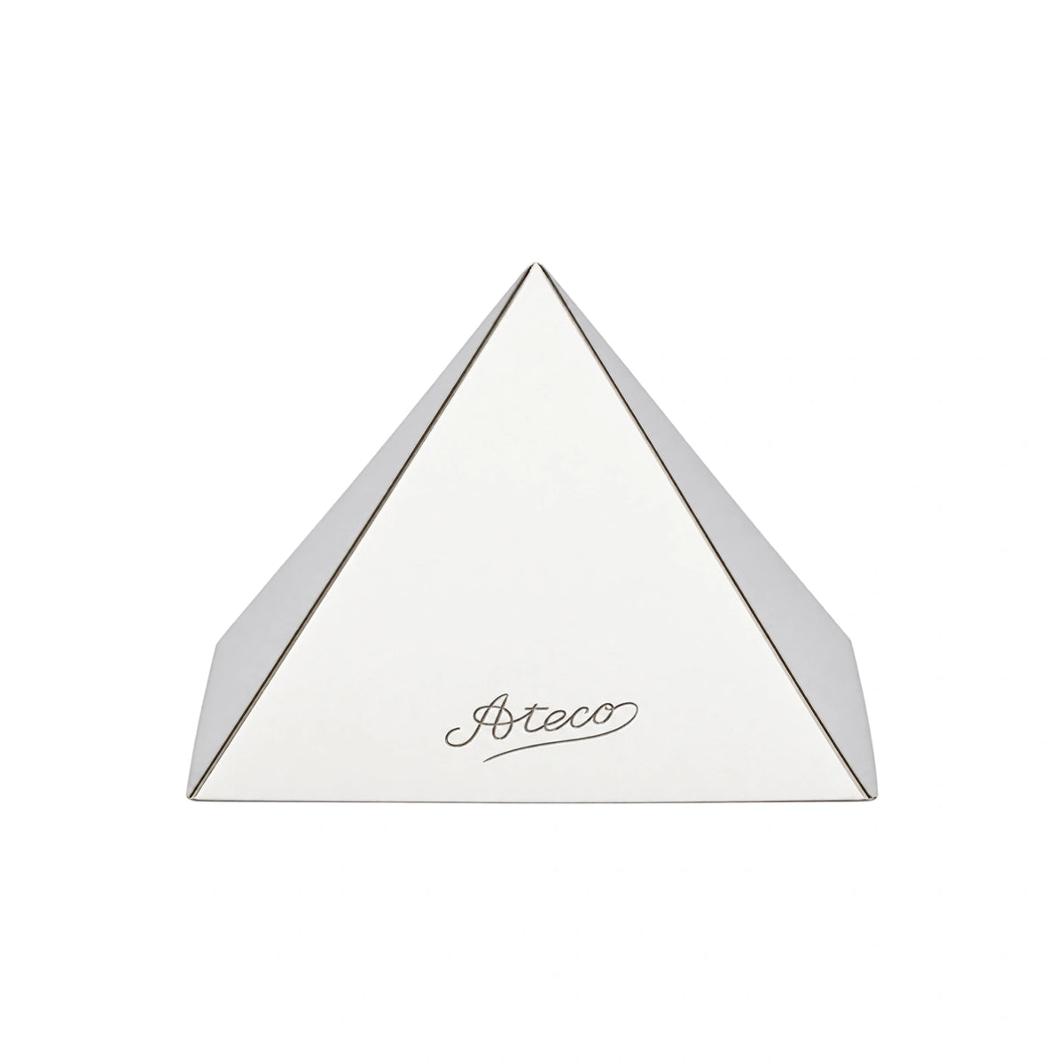3.5 Base x 3 High Pyramid Dessert Mould Stainless Steel - Ateco