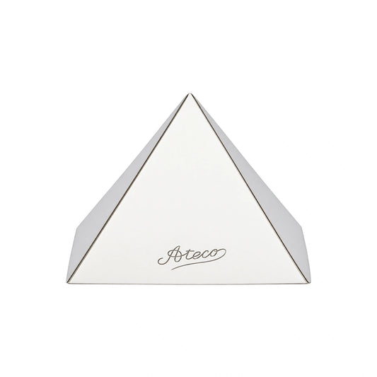 3.5 Base x 3 High Pyramid Dessert Mould Stainless Steel - Ateco