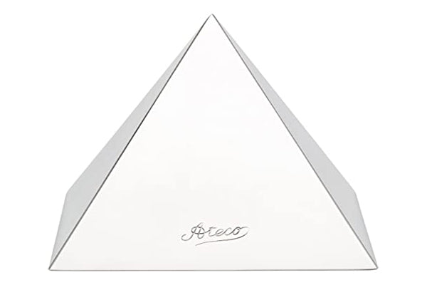 4.75 Base x 3.25 High Pyramid Dessert Mould Stainless Steel - Ateco